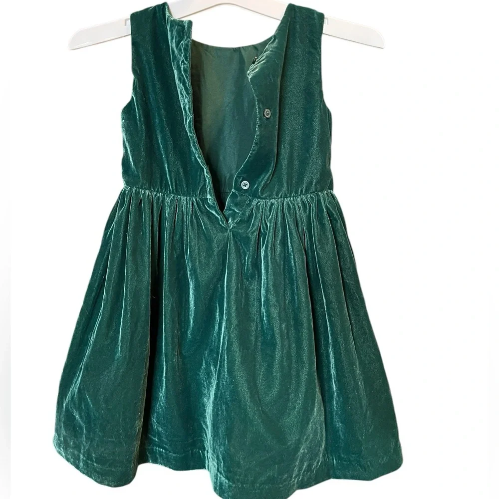 Gymboree girls Christmas green dress 3T